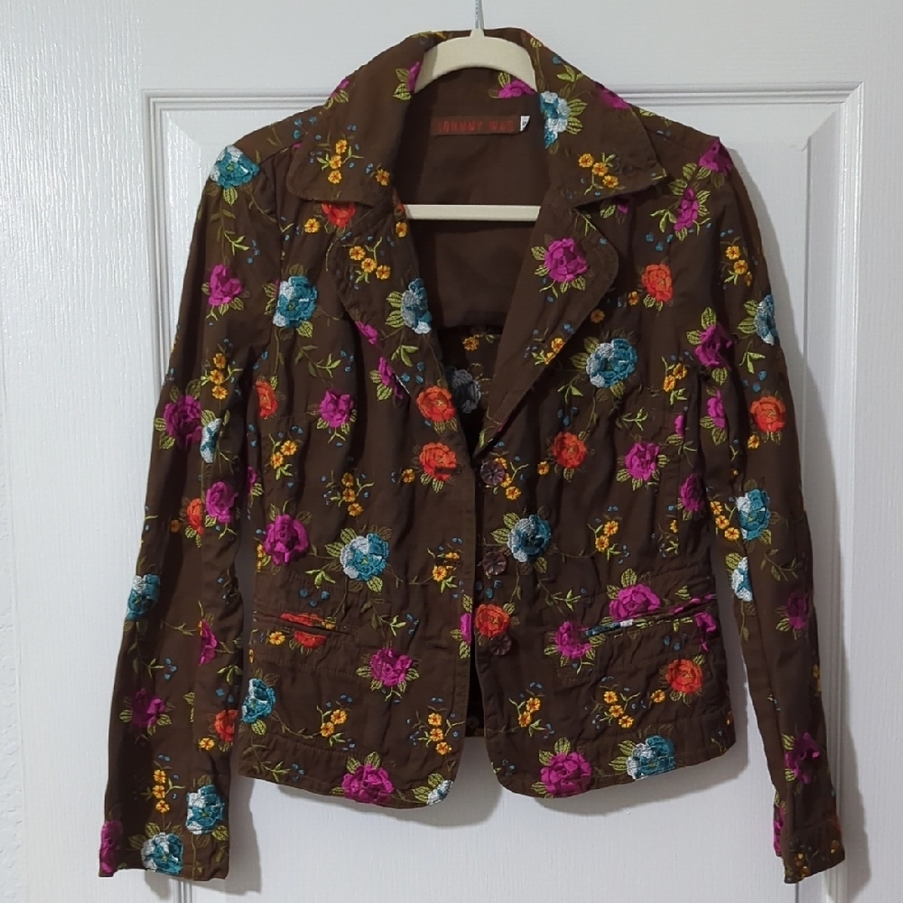 Floral Brown Jacket